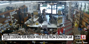 Troy Police looking for whoever stole from a donation jar at local shoe store — Schenectady Business news