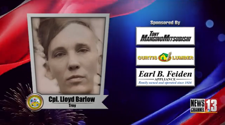 We Salute You, Lloyd Barlow — Schenectady Community news