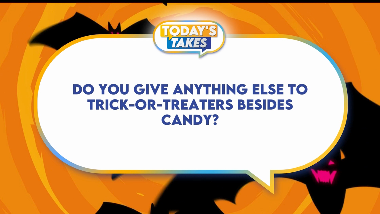 Today’s Takes: Do you give out anything else besides candy on Halloween? — WNYT NewsChannel 13 (Albany)